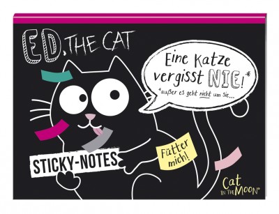 Ed, the Cat Sticky Notes Blöckchen