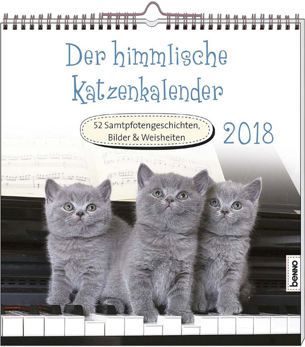 Der himmlische Katzenkalender 2018